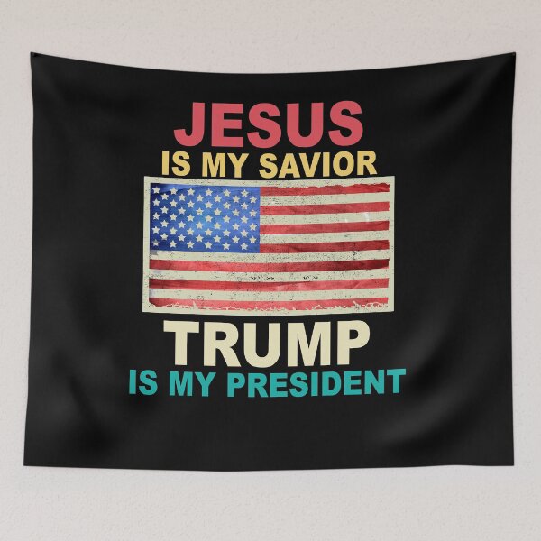 Item preview, Jesus Is My Savior Trump Is My President designed and sold by Andrea Lina.