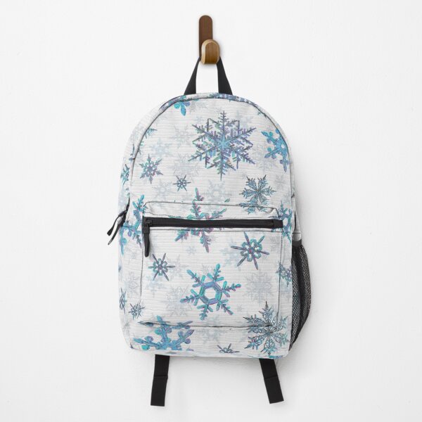 Item preview, Embroidered Snowflakes blue on white designed and sold by IvaW.