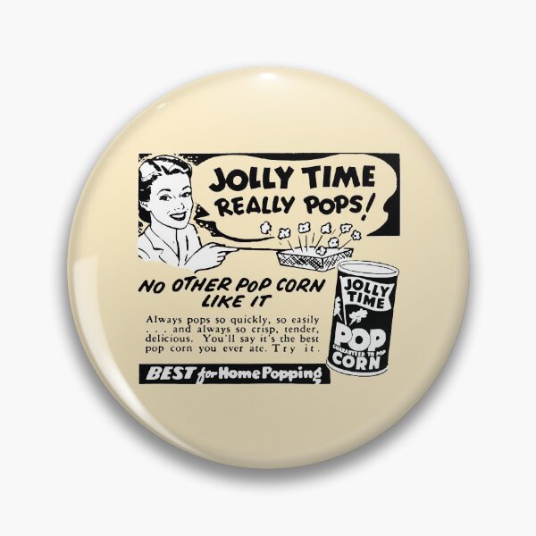 Item preview, JOLLY TIME POP CORN ADVERT designed and sold by ThrowbackAds.