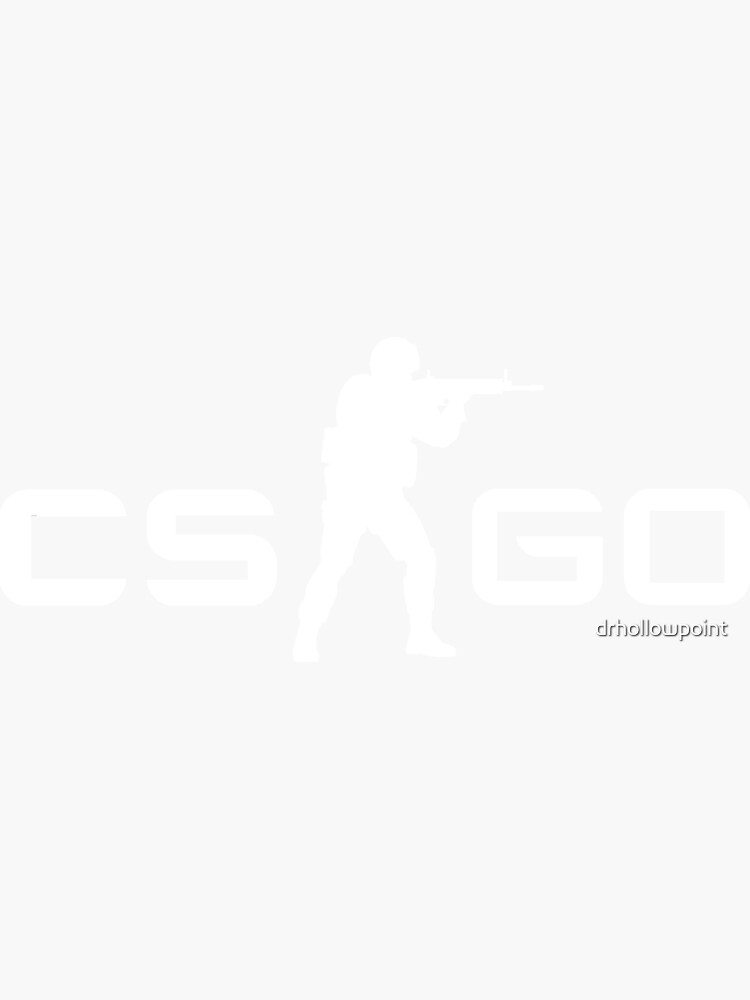 "CSGO White" Sticker for Sale by drhollowpoint Redbubble