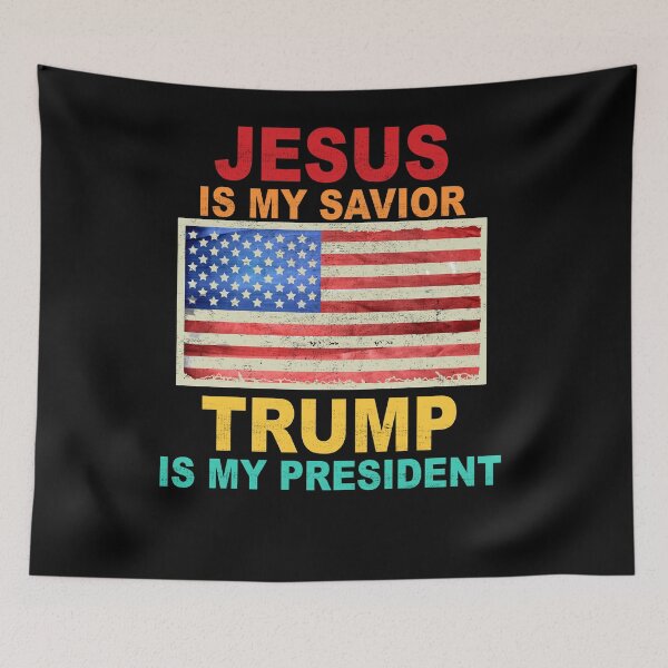 Item preview, Jesus Is My Savior Trump Is My President designed and sold by Andrea Lina.