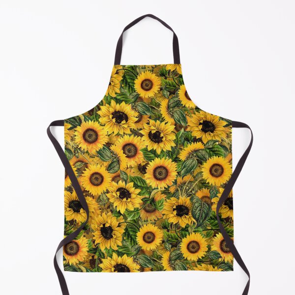 Item preview, Vintage Sunflowers Pattern Nightgarden designed and sold by UtArt.