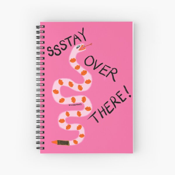Social Distance Snake Spiral Notebook