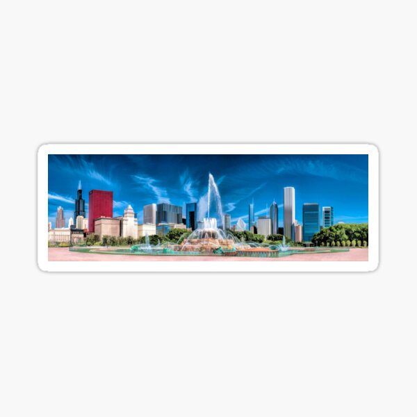 Item preview, Chicago Buckingham Fountain Skyline Panorama designed and sold by Christopher Arndt.