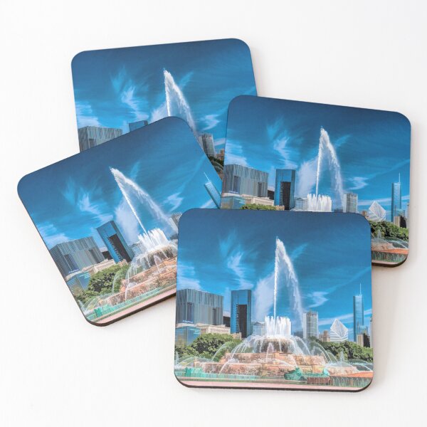 Item preview, Chicago Buckingham Fountain Skyline Panorama designed and sold by Christopher Arndt.