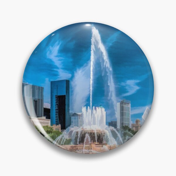 Item preview, Chicago Buckingham Fountain Skyline Panorama designed and sold by Christopher Arndt.