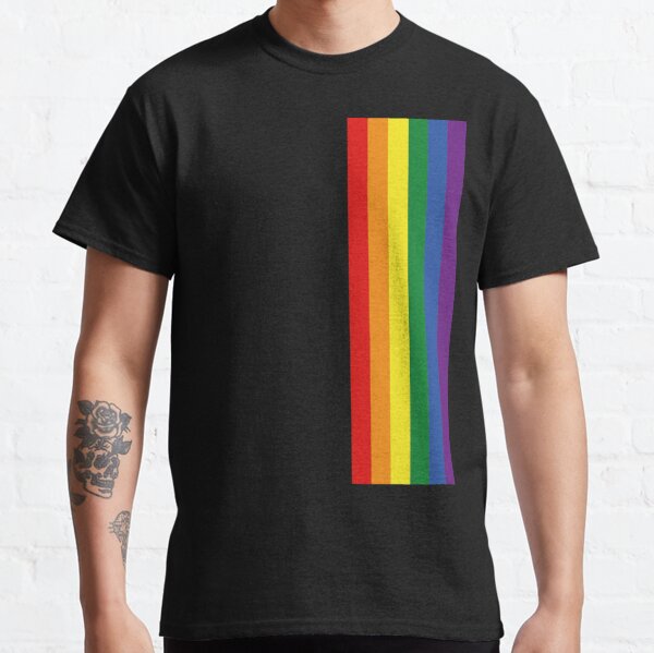 Rainbow on Black  Classic T-Shirt