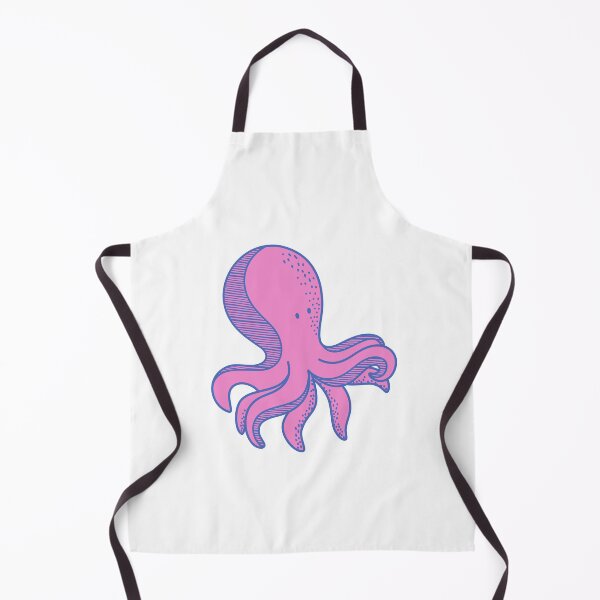 Item preview, Cute Pink summer octopus sea monster designed and sold by conceptDVS.