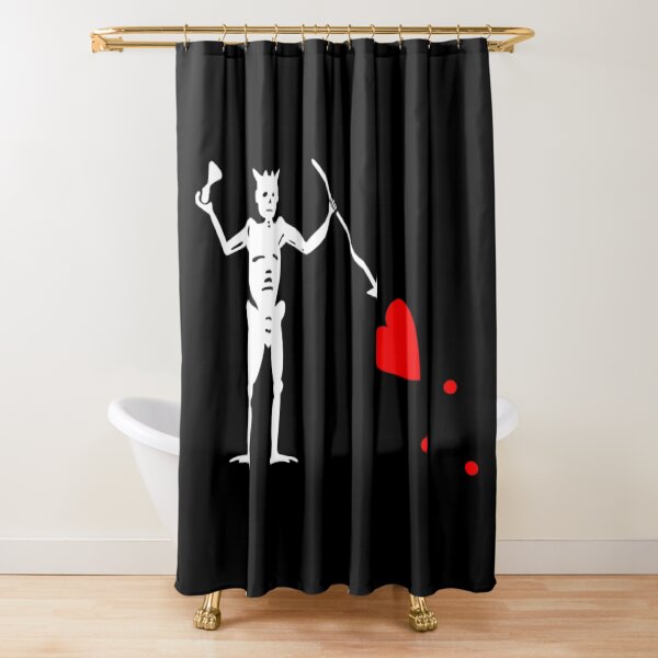 Vista previa del artículo con la obra «Bandera pirata de Barbanegra», diseñado y vendido por Freihalt.