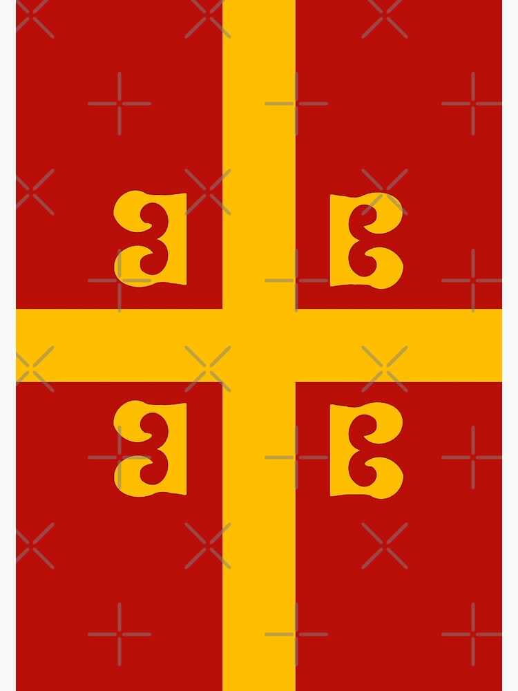 Byzantine Flag #9 Premium Matte Vertical Poster sold by Nessie