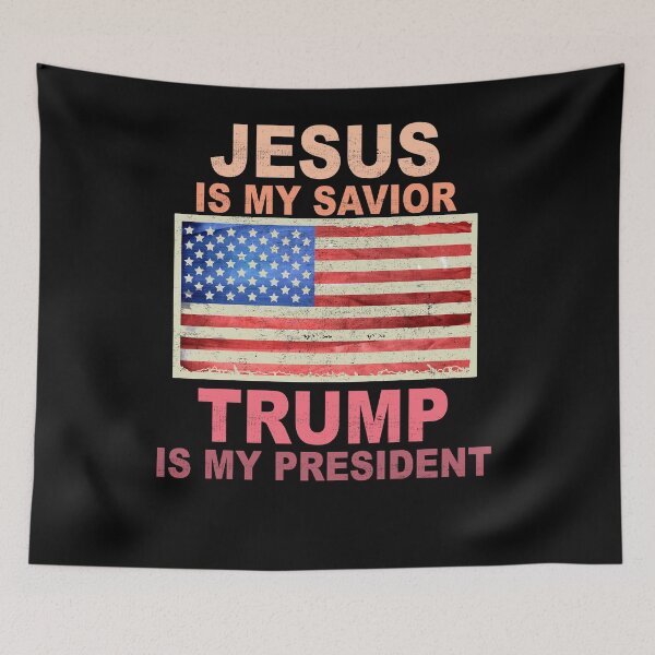 Item preview, Jesus Is My Savior Trump Is My President designed and sold by Andrea Lina.