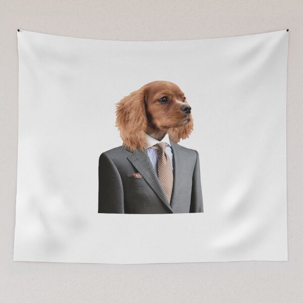 Item preview, Cute dogs - cute - dog - cute animals - business dog  designed and sold by Tropical Blood.