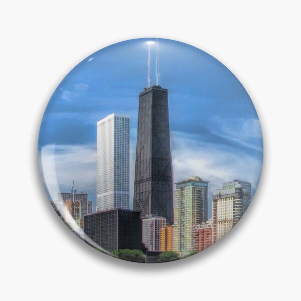 Artikelvorschau, John Hancock Chicago Skyline Panorama entworfen und verkauft von Christopher Arndt.