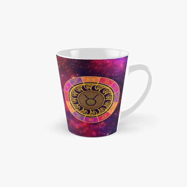 Taurus Zodiac Lightburst - Circle Tall Mug