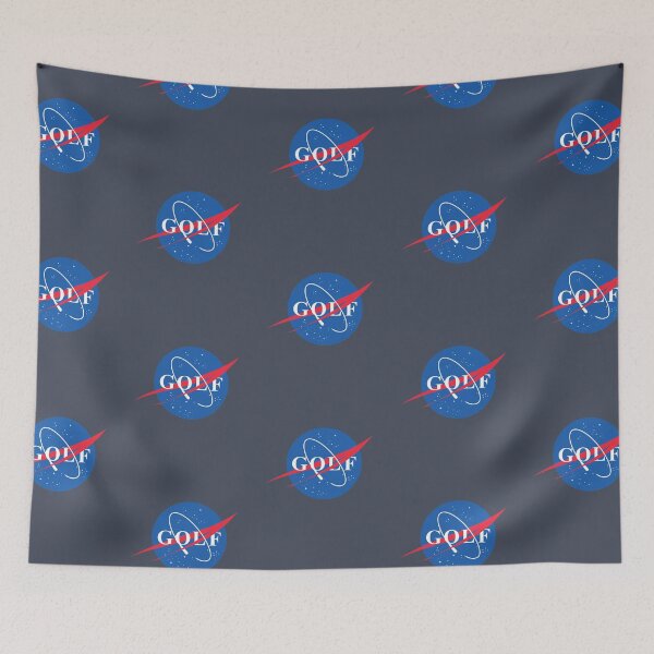 Item preview, NASA Style Golf Space Logo Design designed and sold by Andrewkgolf.