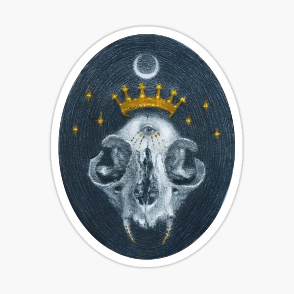 Skull Queen Sticker