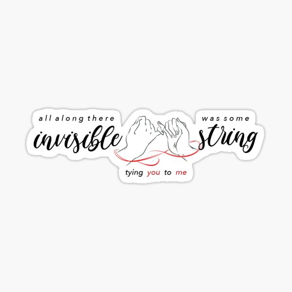 Taylor Swift folklore Album Invisible String Sticker