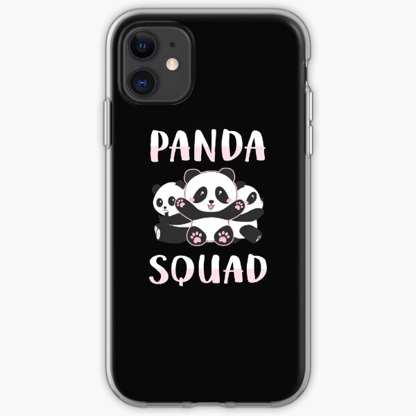 Panda Squad Iphone Cases Covers Redbubble - roblox big brother live team panda