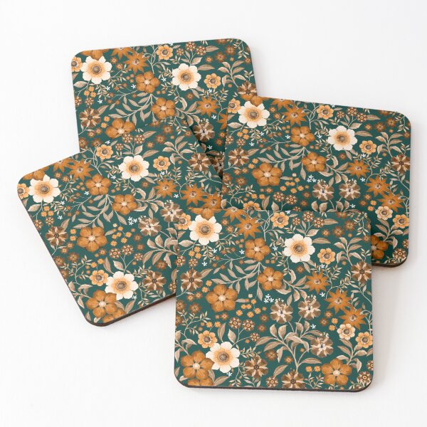Item preview, Vintage look floral print  designed and sold by Silvia  Ospina.