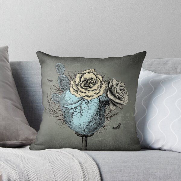 Item preview, Gothic Cactus Roses Vintage Style Illustration designed and sold by ShaireProd.