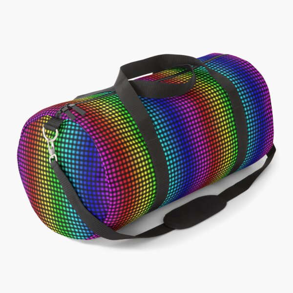 Item preview, Black and Rainbow Gingham Pattern designed and sold by Bumblefuzzies.