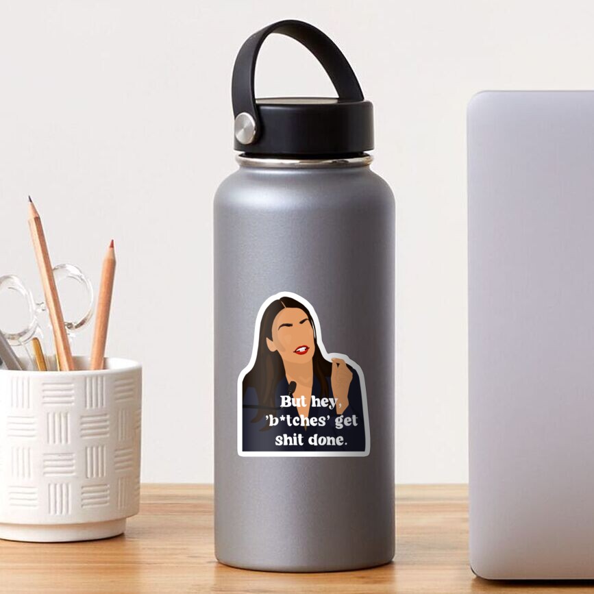 AOC feminist quote Sticker