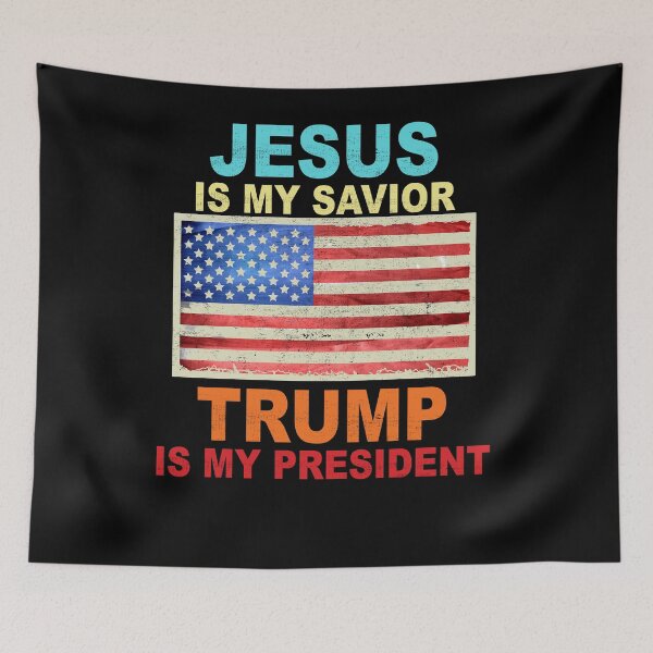 Item preview, Jesus Is My Savior Trump Is My President designed and sold by Andrea Lina.