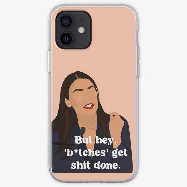 AOC feminist quote iPhone Soft Case
