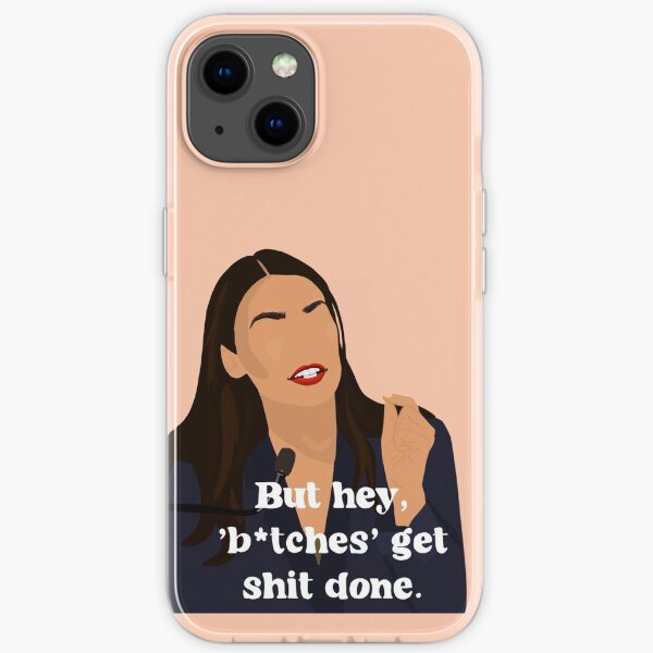 AOC feminist quote iPhone Soft Case
