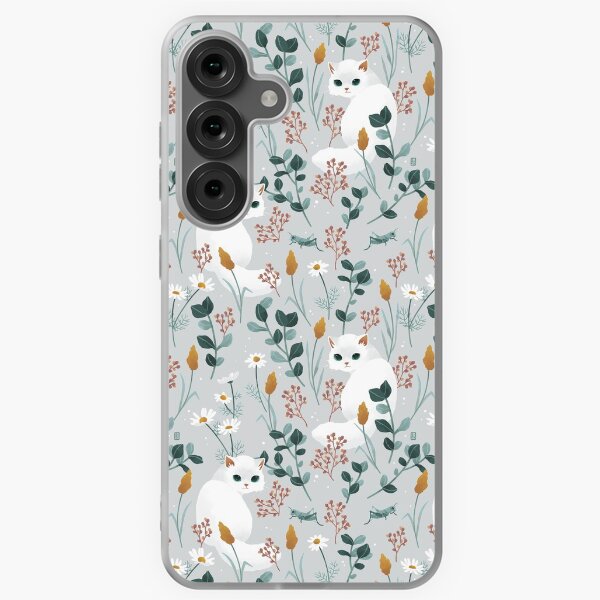 Item preview, Chat dans le motif de la prairie designed and sold by freeminds.