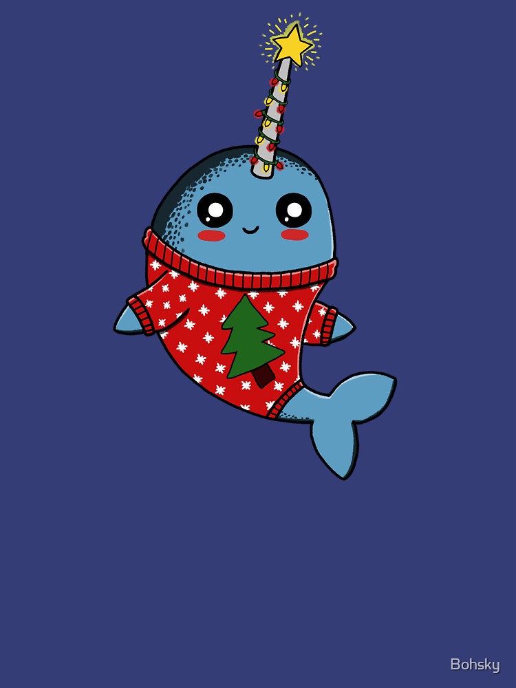 narwhal christmas shirt