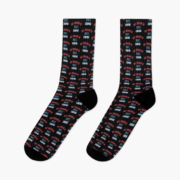 Item preview, My brain is 90% camping designed and sold by bumperapparels.