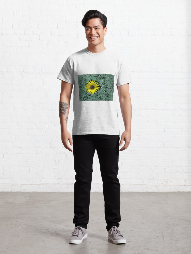 Alternate view of Yellow Flower in Duckweed with Three Little BUGS Classic T-Shirt