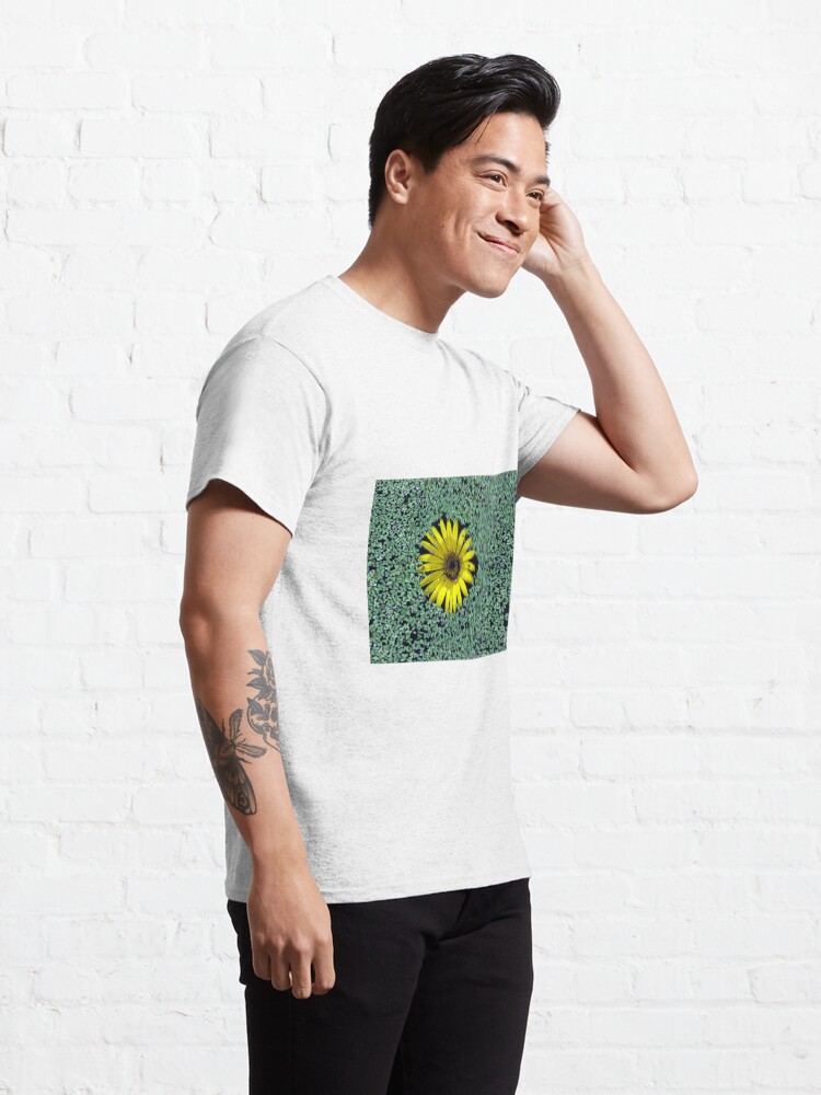 Alternate view of Yellow Flower in Duckweed with Three Little BUGS Classic T-Shirt