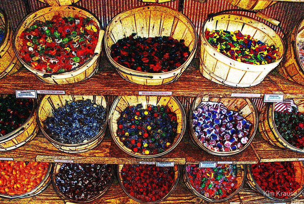 "OldFashioned Candy StoreDoor County, WI" by Kim Krause Redbubble