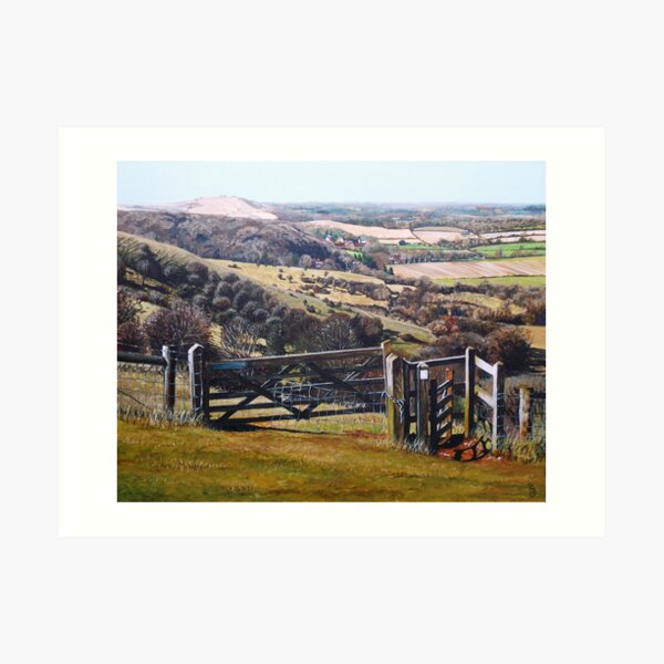 The South Downs Way Art Print
