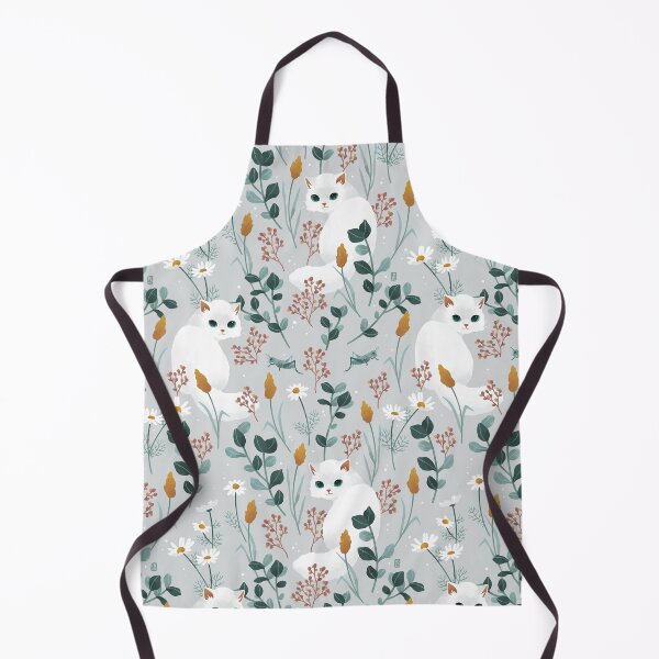 Item preview, Cat in the meadow pattern designed and sold by freeminds.