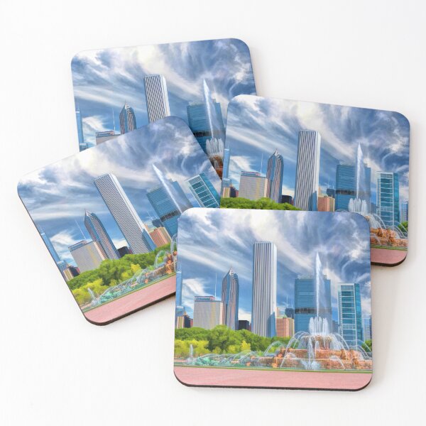Item preview, Buckingham Fountain Chicago Skyscrapers designed and sold by Christopher Arndt.