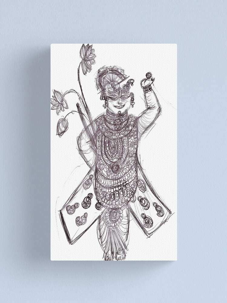Buy Shrinathji Art Print Online in India  Etsy  Mandala design art  Doodle art drawing Art prints