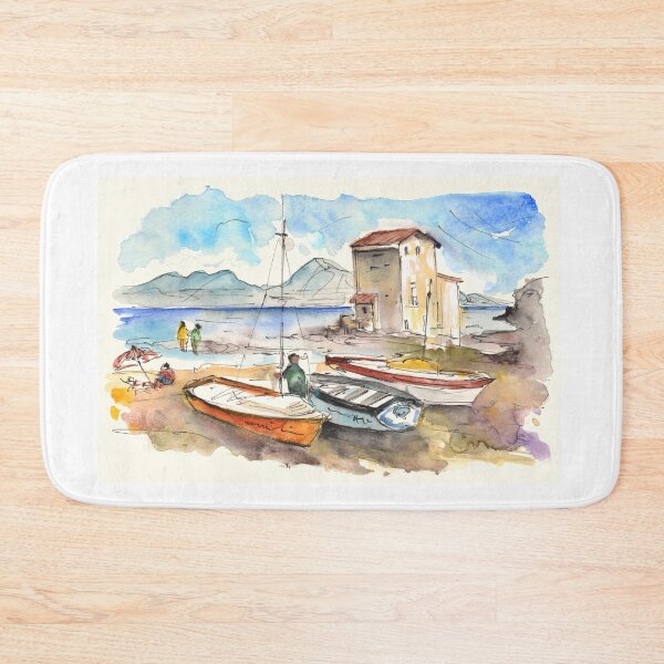 Item preview, Boats in Santa Elia designed and sold by Goodaboom.