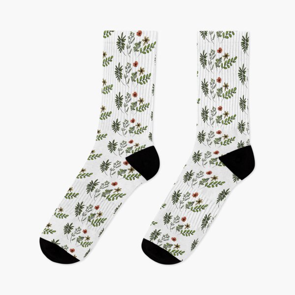 Item preview, Floral motif with ferns designed and sold by heydaydesign.