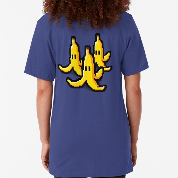 Pixel Banana Skin Slim Fit T-Shirt