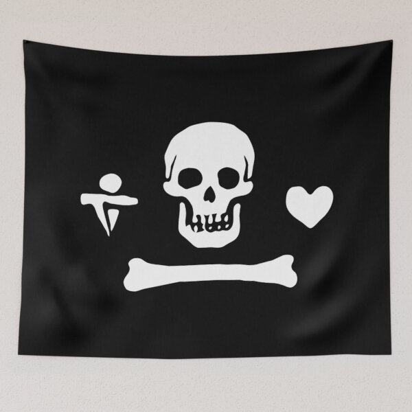Item preview, Stede Bonnet Pirate Flag designed and sold by Freihalt.