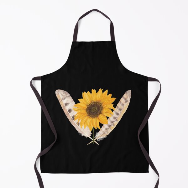 Artikelvorschau, Schöne Sonnenblume und Federn entworfen und verkauft von ColorfulMystic.
