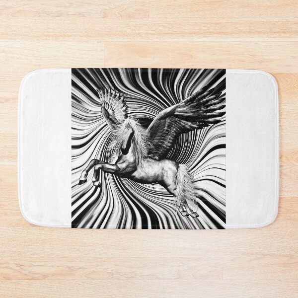 Item preview, Black and White Pegasus designed and sold by robspencer.