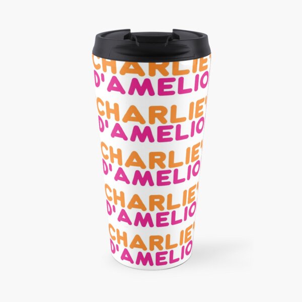 Charlie Damelio | Dunkin White Tiled Travel Mug