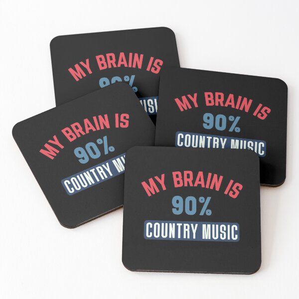 Item preview, My brain is 90% country music designed and sold by bumperapparels.