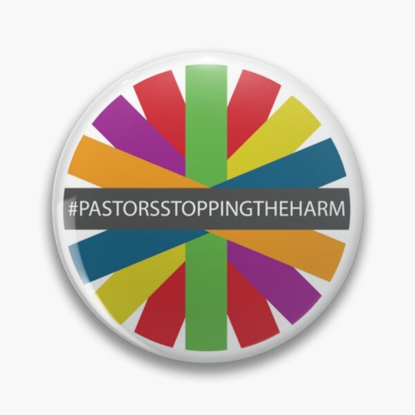 Pastors Stopping The Harm - Button Pin