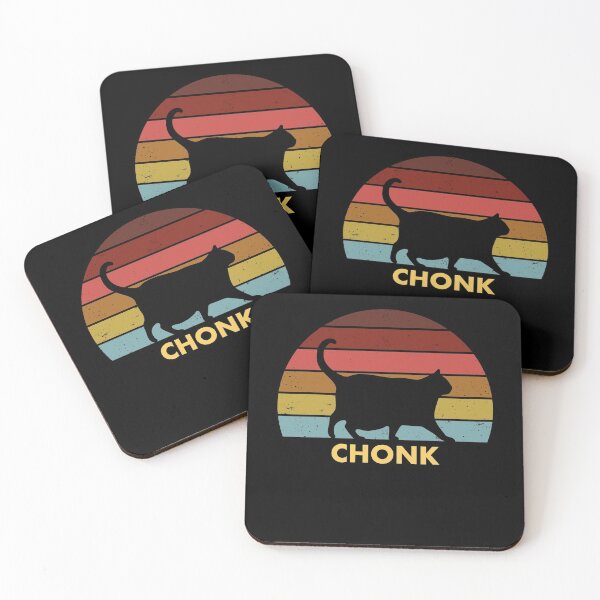 Item preview, Retro Vintage Sunset Overweight Cat Chonk Meme  designed and sold by elderberry.