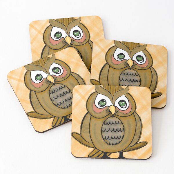 Item preview, Blushing Owl designed and sold by lipidoodle.